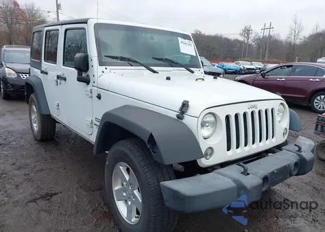 2014 Jeep Wrangler Unlimited Sport z USA, uszkodzony, nr VIN 1C4BJWDG8EL314727